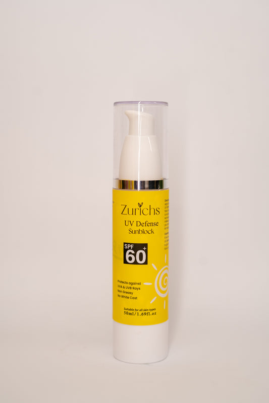 UV Defense Sunblock SPF 60+ – Ultimate Protection for Radiant Skin